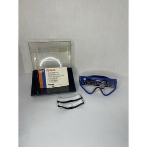Vintage 1990s Ektelon Argus Racquetball Eyewear Goggles w/ Case Blue Sports NOS